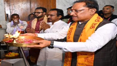 CM Sai Offers Prayers at Jagannath Temple: Prays for the State's Happiness and Prosperity