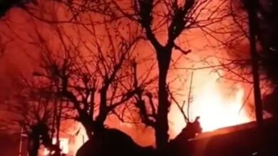 Massive Fire at Three Hotels in Pahalgam