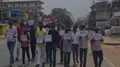 Journalists' Silent Protest in Dantewada