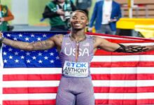 USA's Jordan Anthony Wins Gold at World Indoor Championships—Quit Football Nine Months Ago