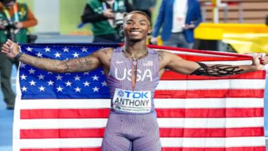 USA's Jordan Anthony Wins Gold at World Indoor Championships—Quit Football Nine Months Ago