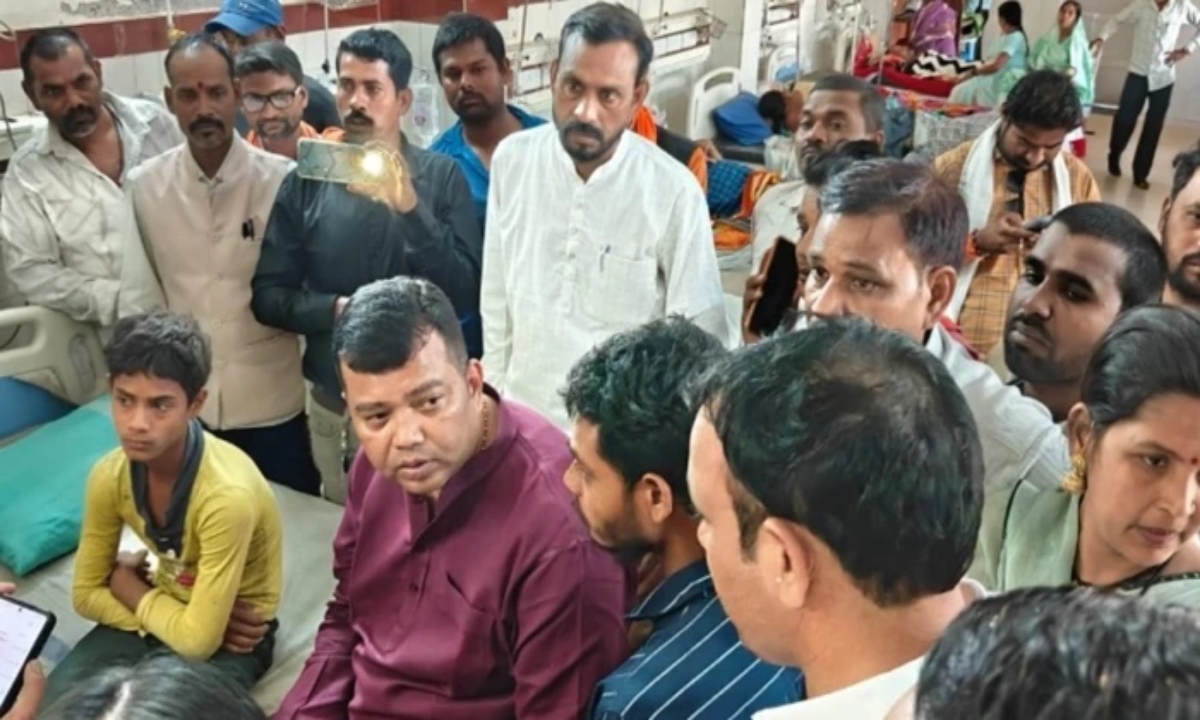 In Balodabazar, a 12-year-old innocent boy was brutally beaten for plucking mangoes; he remained unconscious for 24 hours.