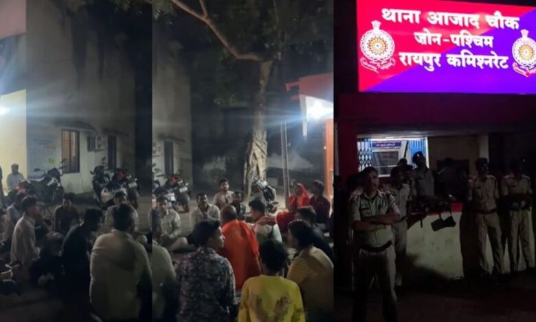 Bloody Clash Between Two Factions in Raipur Late at Night; Tension Grips Area, Heavy Police Force Deployed