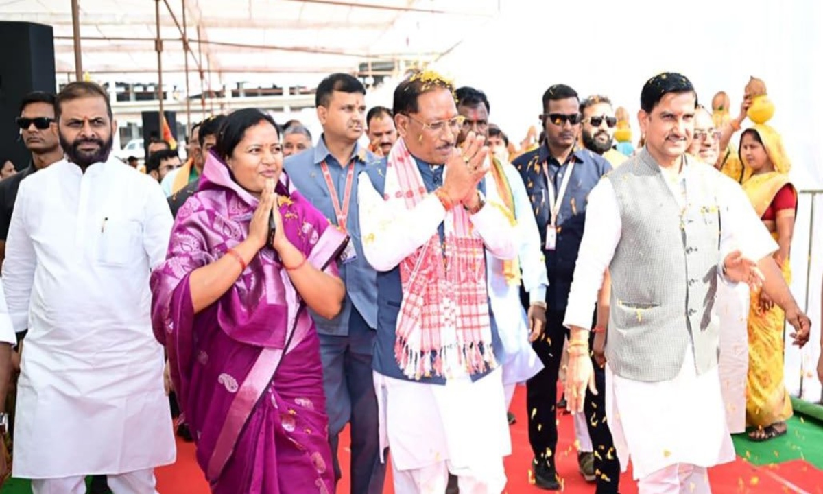 CM Sai's Message at the Maa Karma Jayanti Festival: A Strong Society Will Be Built Through Unity and Service.