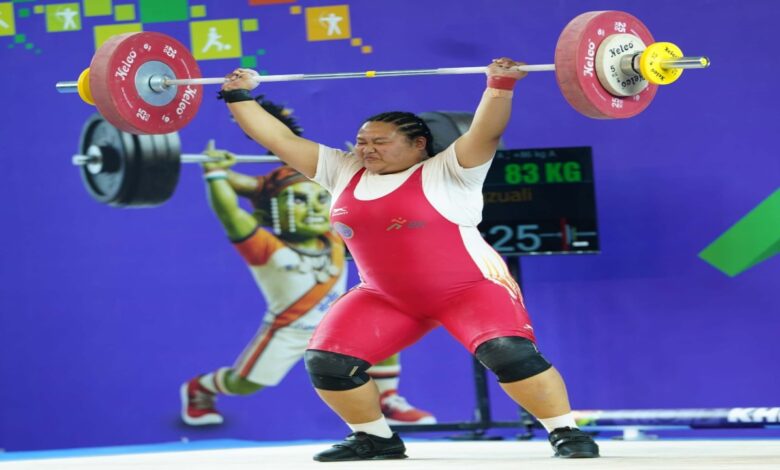 Khelo India Tribal Games 2026: Mizoram's Zosangzuali Wins Gold in 86+ kg Weightlifting