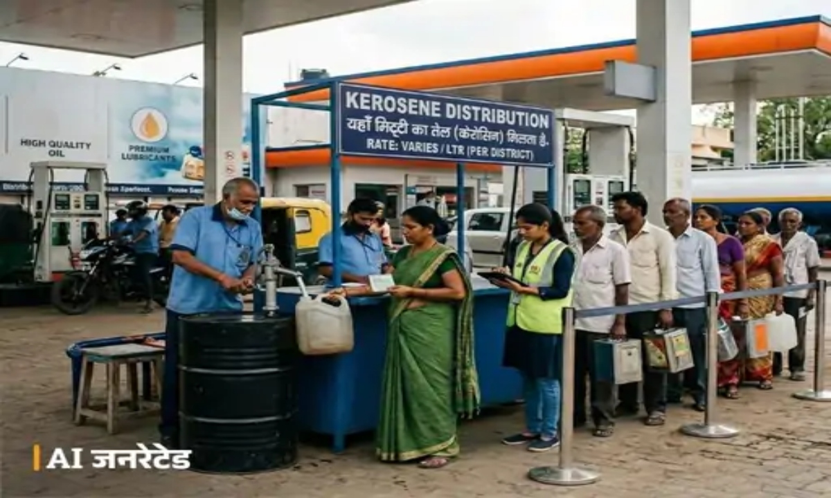 Kerosene to be Available at Petrol Pumps: Two Pumps Designated in Every District; Centre Relaxes PDS Norms to Streamline Supply