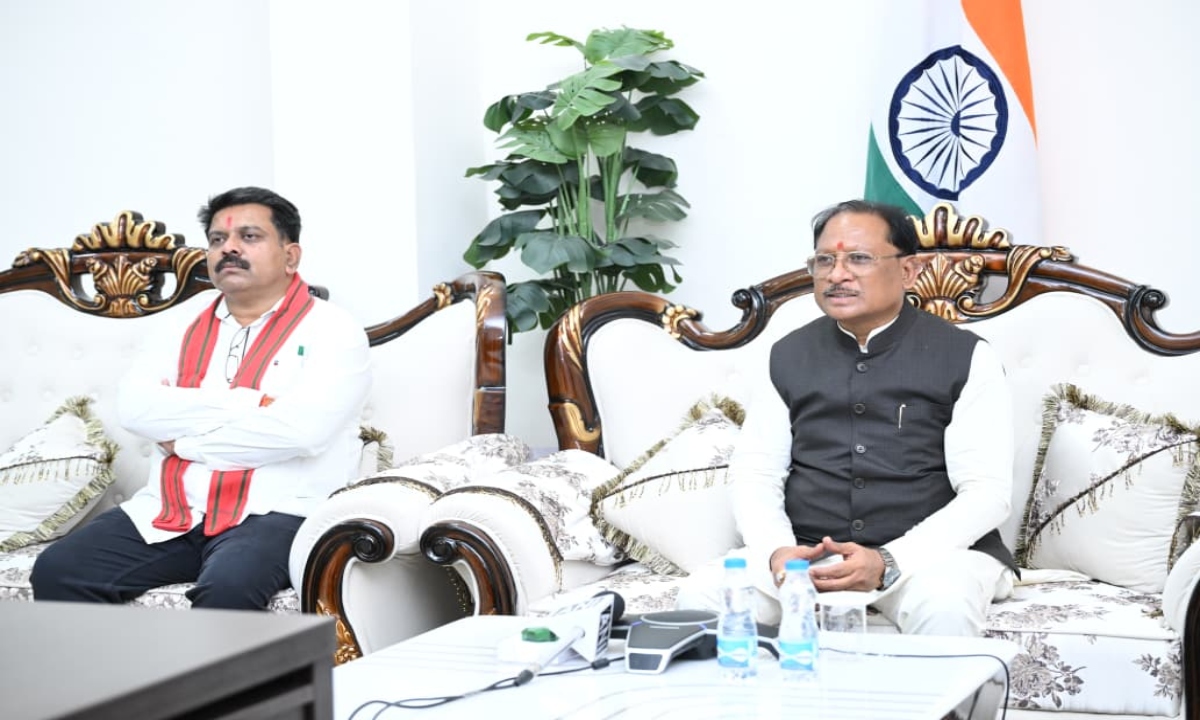 Chief Minister Sai Inaugurates 'Kayastha Mangal Bhawan' in Chandkhuri