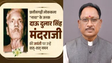 Birth Anniversary of Dau Dular Singh Mandraji, the 'Father of Nacha'; CM Sai Pays Tribute