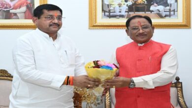 UP Minister Ramkesh Nishad Meets CM Sai; Congratulates Him on the Success of 'Khelo India Tribal Games'