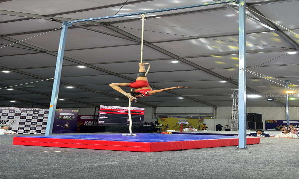 Khelo India Tribal Games: Chhattisgarh Dominates in Mallakhamb; Men's Team Emerges Victorious with 124.35 Points.