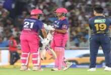 GT vs RR IPL 2026: Rajasthan posts 210 runs; Gujarat set a target of 211.