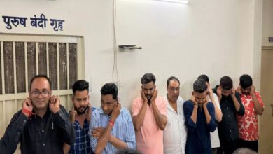 Influential Gamblers in CG; 9 Arrested While Gambling Gambling Den Operating Inside a Construction Office