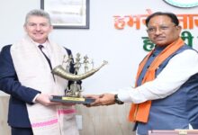 Australian Consul General Bernard Lynch Meets CM Vishnu Deo Sai; Development Schemes Discussed