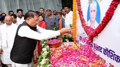 CM Vishnudeo Sai paid tribute to the late Bhulau Prasad Kaushik and expressed his condolences to the bereaved family.