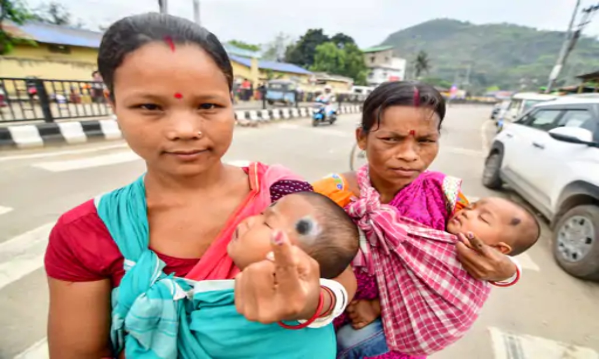 Record 85.91% Voter Turnout in Assam