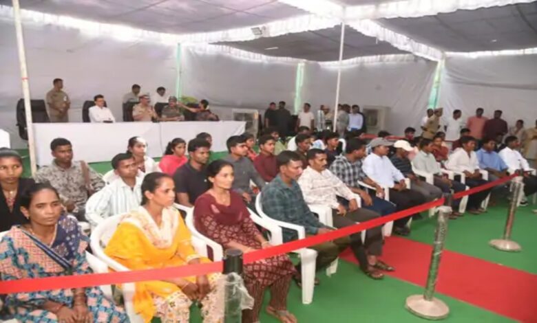 42 Naxals, including a PLGA commander, lay down arms.