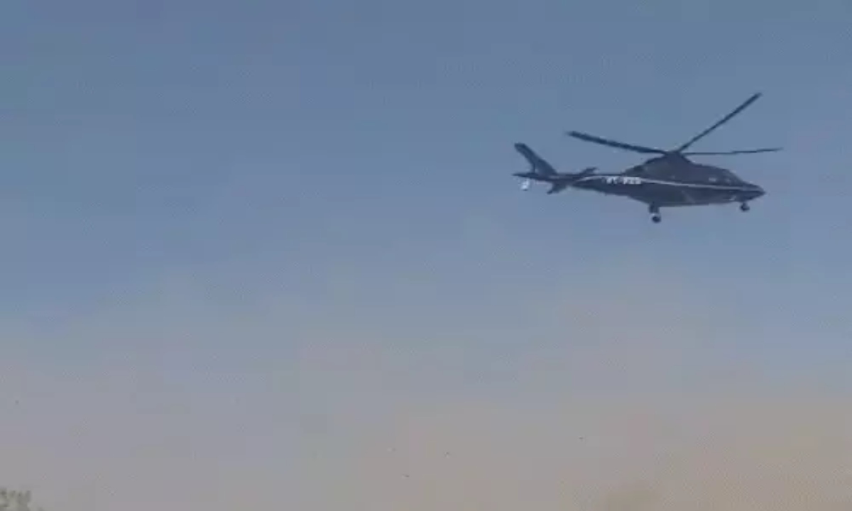 Minister's Helicopter Lands in Car Parking: Major Accident Averted