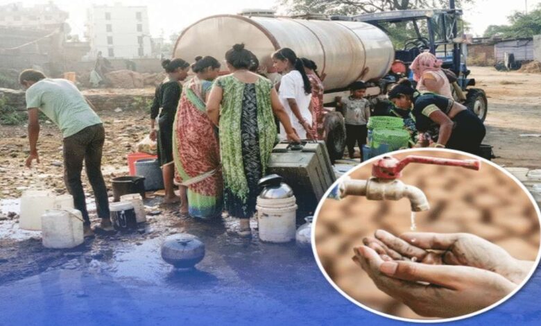 Water Crisis in 35 Wards of Raipur; Supply Being Provided via Tankers