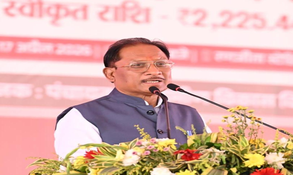 New Momentum for Rural Development: CM Sai Lays Foundation Stone for 2,426 km of Roads