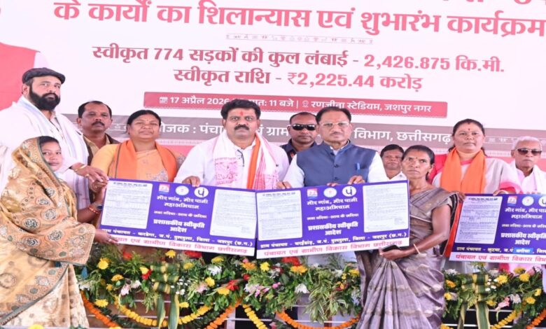 CM Sai Launches Mega-Campaign ‘Mor Gaon, Mor Pani, Mor Tariya’
