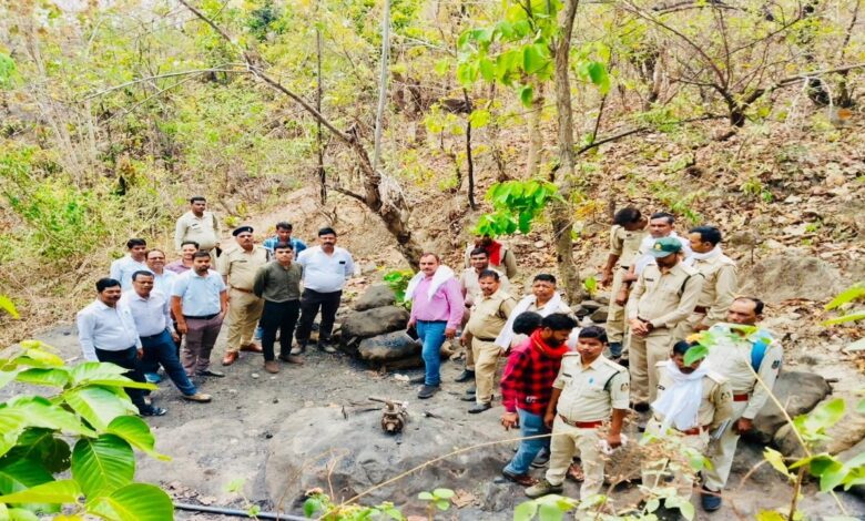 Major Crackdown on Illegal Coal Mining in Devkhol: Over 6 Tons of Coal Seized, Tunnels Demolished