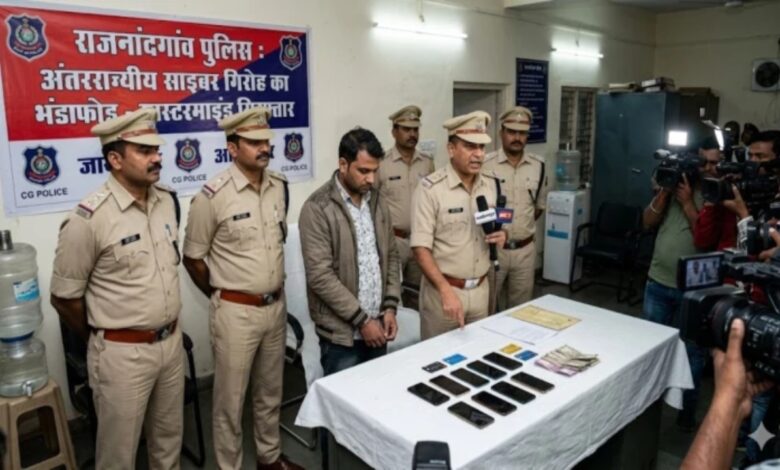 ₹37 Lakh Scam Involving Old ₹5 Note: Mastermind Arrested in Rajnandgaon Cyber ​​Fraud Case