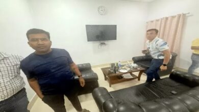 Officers' liquor party at government guest house