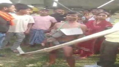 Taliban-style Punishment on Suspicion of Theft: Youth's Head Shaved and Paraded Through Village Wearing a Garland of Shoes and Slippers