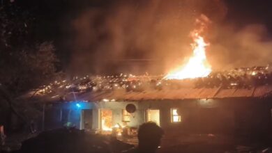 Massive Fire: Flames Erupting from a Locked House Engulf 9 Homes; Losses Amount to Lakhs