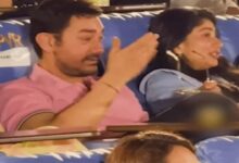 Aamir Khan gets emotional watching his son's film; sheds tears during a song.