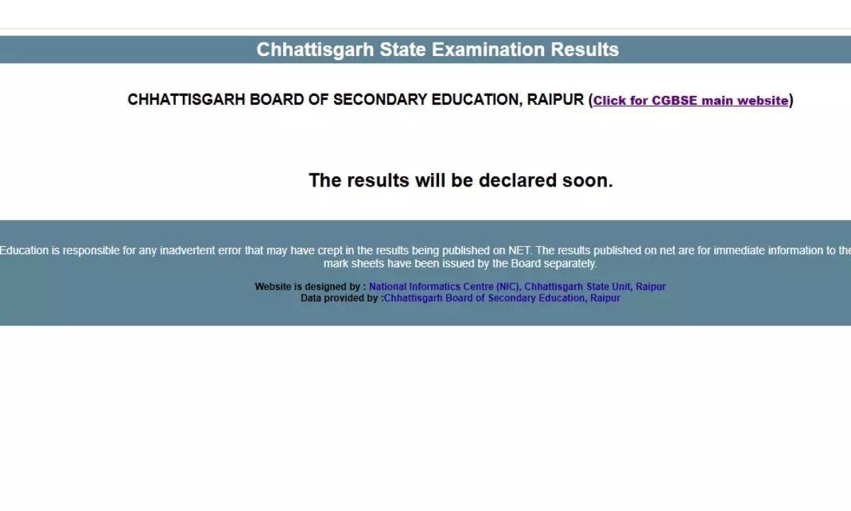 CG Board Class 10 & 12 Results Released: CM Sai Extends Congratulations; Girls Deliver Another Stellar Performance