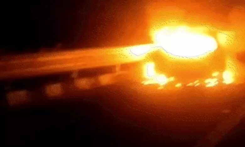 Car Catches Fire While Moving on Delhi-Mumbai Expressway; 6 Burnt Alive