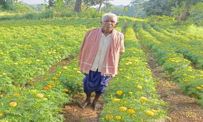 Switching from Paddy to Flower Cultivation Changes Anandram's Fortune: Earns ₹3 Lakhs Against an Investment of ₹22,000