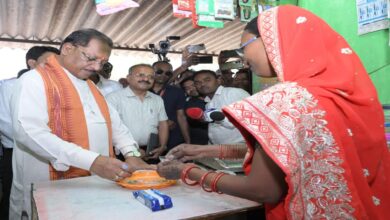 Good Governance Tihar: CM Vishnudeo Sai visits ‘Lakhpati Didi’s’ shop, personally pays for the items.