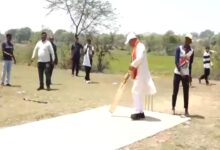 CM Vishnudeo Sai Plays Cricket with Children: Excitement Soars as He Steps onto the Field; Directs Provision of Sports Kits