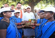 Good Governance Tihar: Women's Self-Help Group in Sarodhi Presents Basket of Local Products to CM Sai