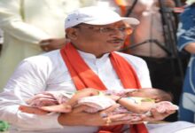 CM Sai Names Newborn; the Courtyard of Kamarkhol Resounds with the Name "Ravishankar"