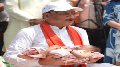 CM Sai Names Newborn; the Courtyard of Kamarkhol Resounds with the Name "Ravishankar"