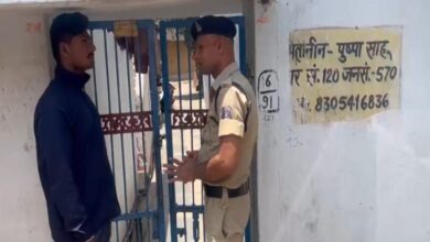 Bomb-making materials recovered from a house in Ravabhatha, Raipur.