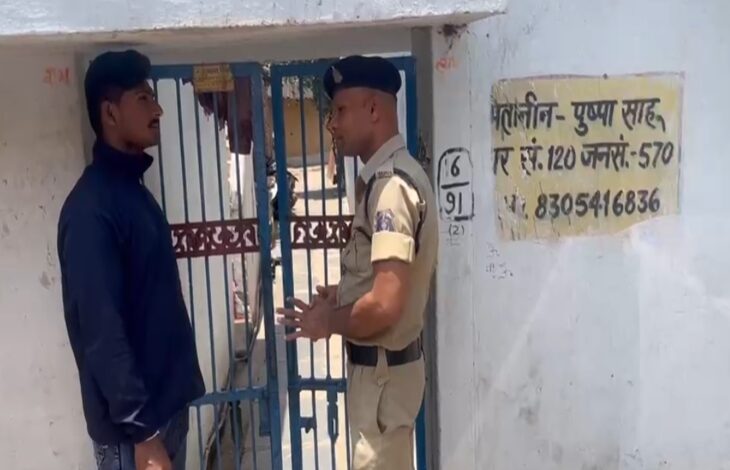 Bomb-making materials recovered from a house in Ravabhatha, Raipur.