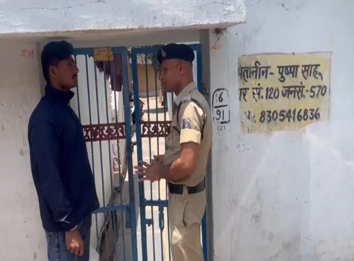 Bomb-making materials recovered from a house in Ravabhatha, Raipur.
