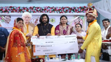Chief Minister's Daughter Marriage Scheme: 62 Couples Tie the Knot in Raipur District; Mass Marriage Ceremonies Held at Three Locations