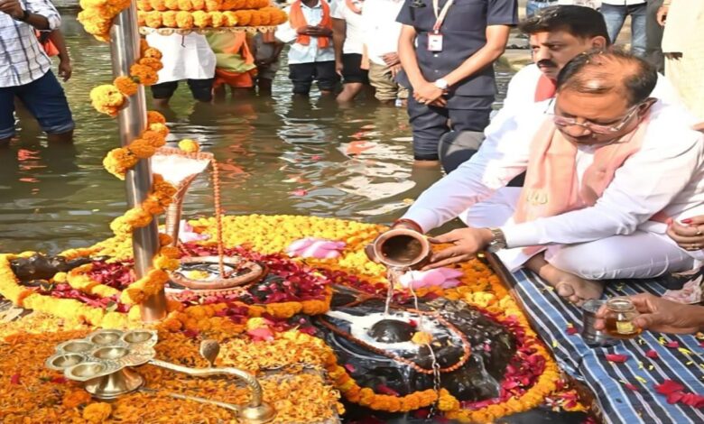 Chief Minister Vishnudev Sai reached Jaleshwar Mahadev Dham