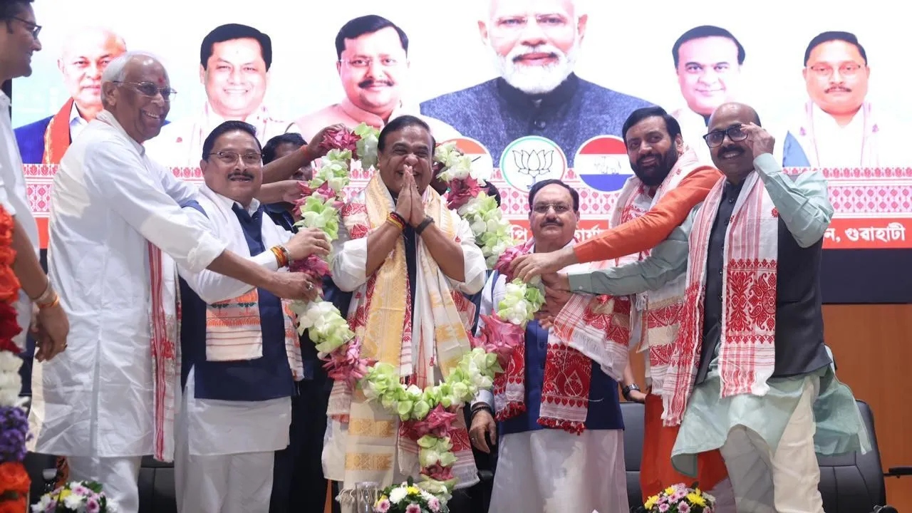 Launch of Himanta Government 2.0 in Assam; Oath-taking ceremony today in the presence of Modi and Shah.