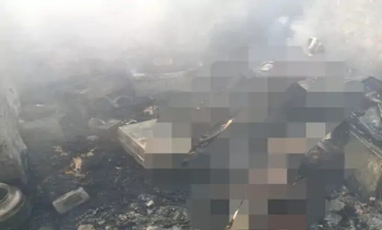 Family wiped out in Kumhari cylinder blast; 4 people, including a one-and-a-half-year-old girl, burned alive.