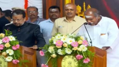 N. Rangasamy becomes Chief Minister of Puducherry for the fifth time; CM announcement likely in Kerala today.