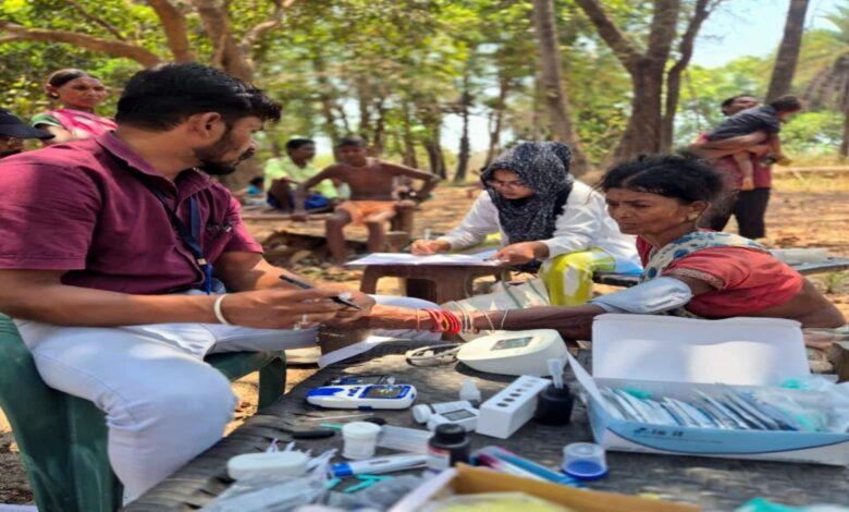 Crossing dense forests and a river, a health team saved the lives of two innocent children.