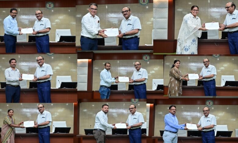 Honoring Administrative Efficiency: Chief Secretary Honors Officers and Staff for E-Office Implementation and Punctuality