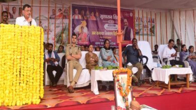Minister-in-Charge Lakhanlal Dewangan Arrives for 'Sushasan Tihar': Groundbreaking Ceremony for Development Works Worth ₹1.06 Crore at Adenga Camp