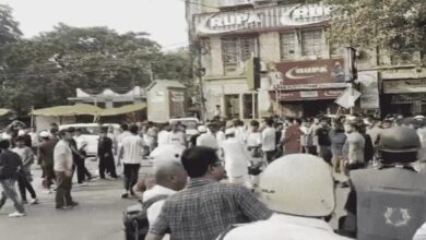 Uproar in Kolkata over anti-encroachment drive; police pelted with stones, 3 personnel injured.